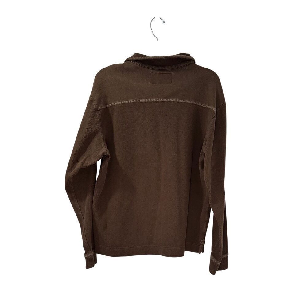 Paradise men’s brown 1/4 zip pullover sweater size Large. #46-1910 - Picture 4 of 4